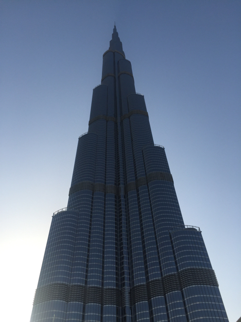 Visiting the Barj Khalifa as part of Real Estate Around the World