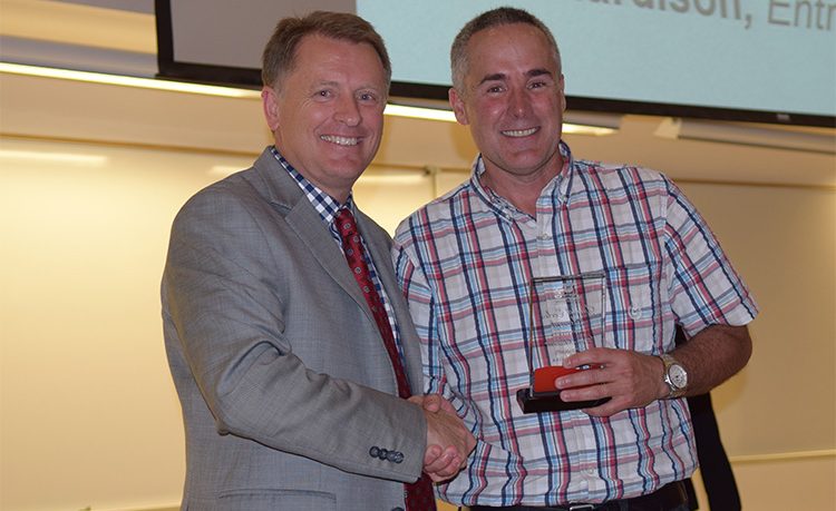 Dan Schaerrer won the David Eccles Award for Innovation