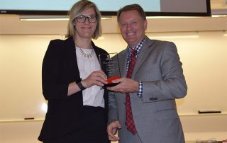 Kris Fenn won the David Eccles Award for Community