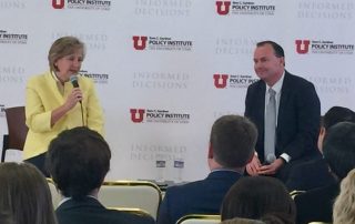 Mike Lee visits the Gardner Policy Institute