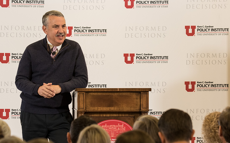 Thomas Friedman at the Kem C. Gardner Policy Institute