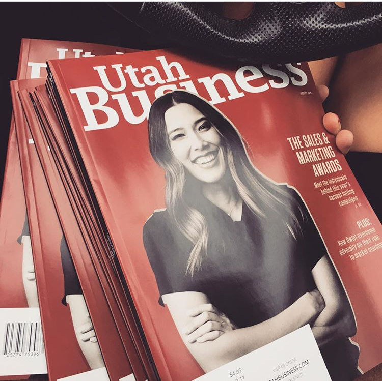 Lianna Kinard on Utah Business Magazine cover