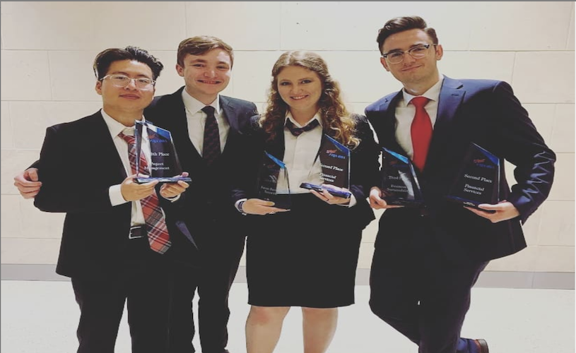 Phi Beta Lambda students took top place at the national competition
